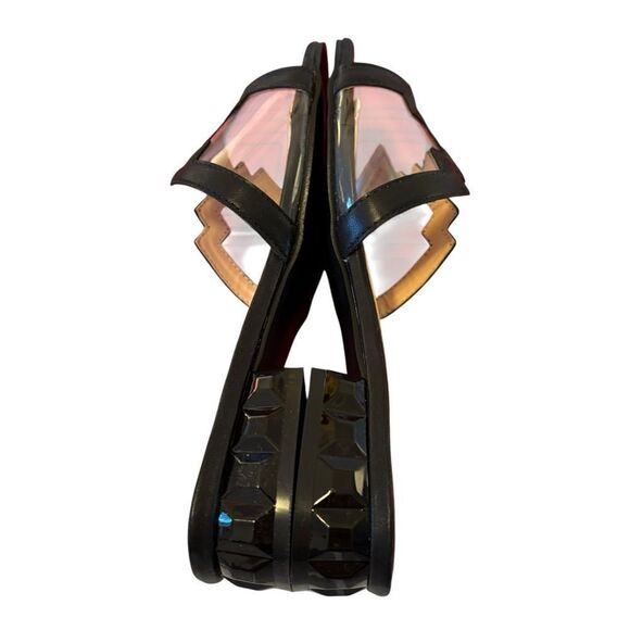 Avanti Black Hand-Crafted Women's Slide Sandals. Very Sharp Looking. - Picture 7 of 8